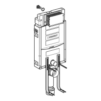 Rezervor încastrat Geberit, Sigma cu cadru Kombifix, pentru WC suspendat, cu suport de susținere